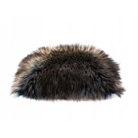 Poduszka Futrzana z eko futra jenot ozdobna futerkowa 35x35