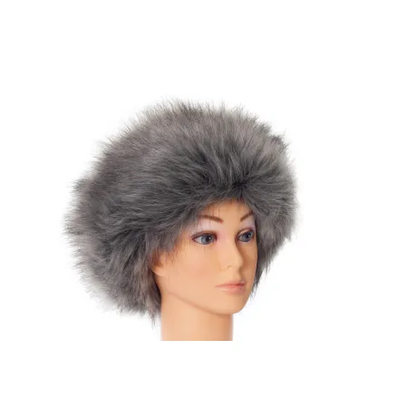 CZAPKA FUTRZANA SZARA CZ-11