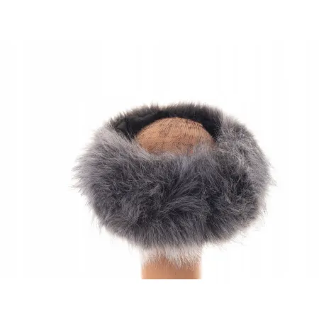 Opaska futrzana zimowa jesienna eko futro jenot