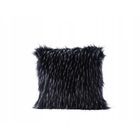 Poduszka Futrzana z eko futra jenot ozdobna futerkowa 35x35