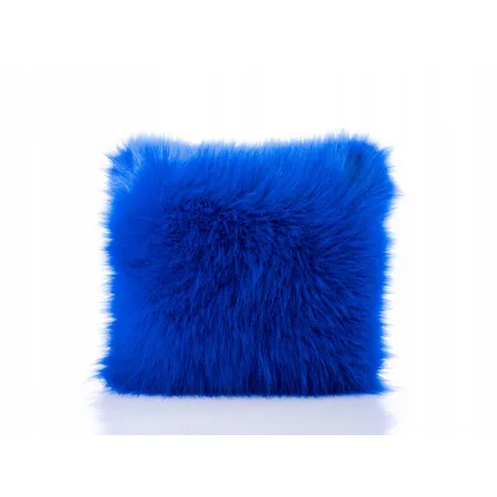 Poduszka Futrzana z eko futra jenot ozdobna futerkowa 35x35