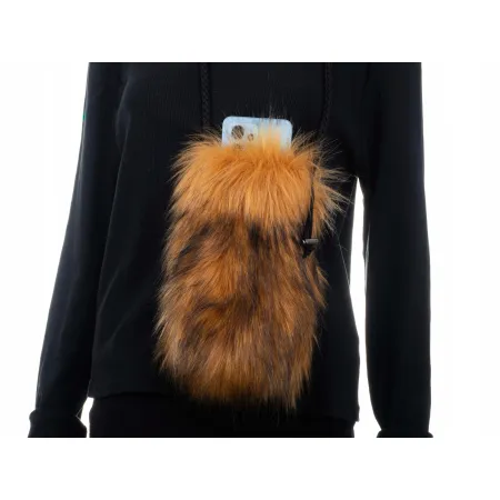 Futrzane etui pokrowiec na telefon eko futro iPhone Samsung uniwersalne