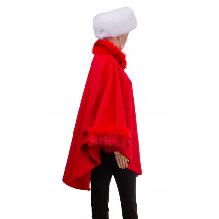 Ponczo czerwone Alpaka (42)