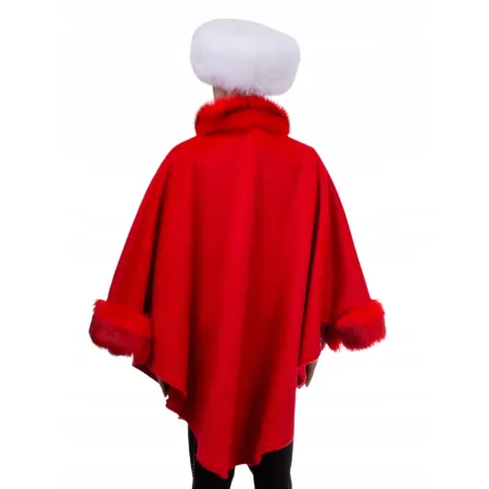 Ponczo czerwone Alpaka (42)