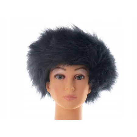 Opaska futrzana zimowa jesienna eko futro jenot