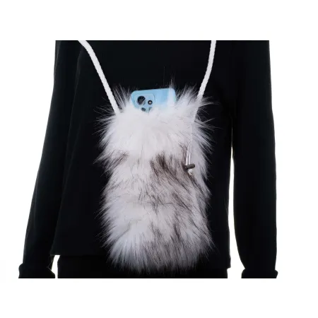 Futrzane etui pokrowiec na telefon eko futro iPhone Samsung uniwersalne