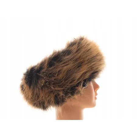 Opaska futrzana zimowa jesienna eko futro jenot