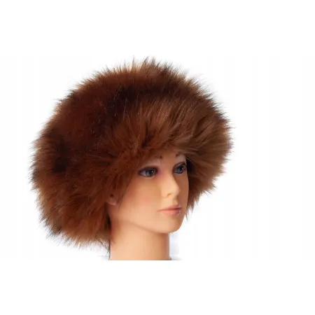 Czapka futrzana brąz CZ-06