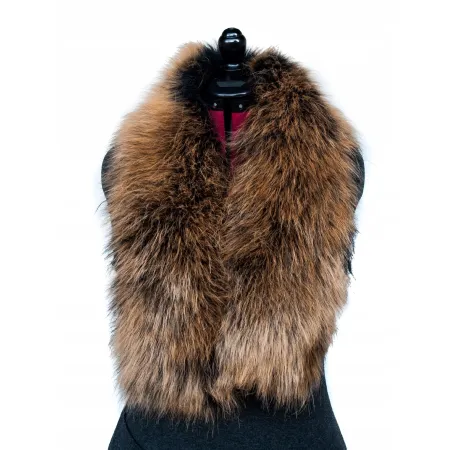 SZAL FUTRZANY ZŁOTY SZ-22