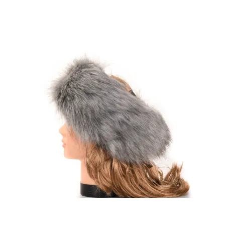 Opaska futerkowa eko futro jenot opaska jesienna wiosena futrzana