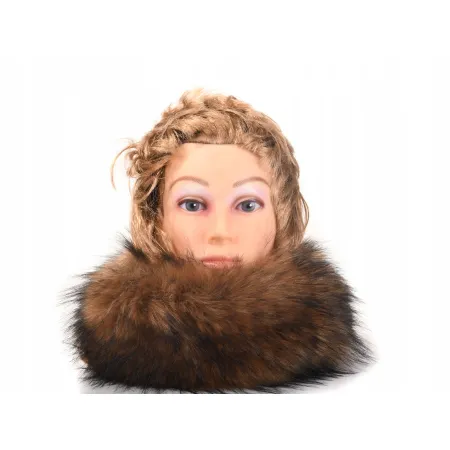 OPASKA FUTRZANA BRĄZOWA 72