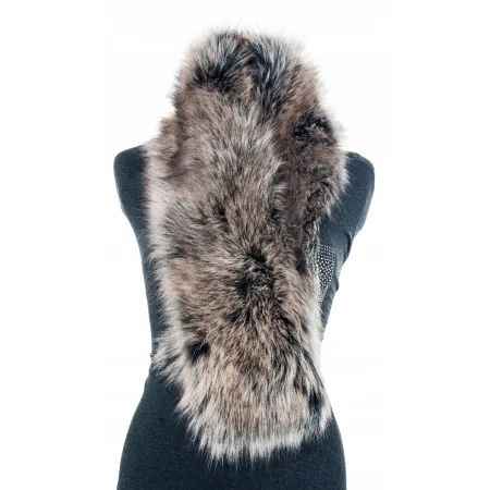 SZAL FUTRZANY BEŻ SZ-18