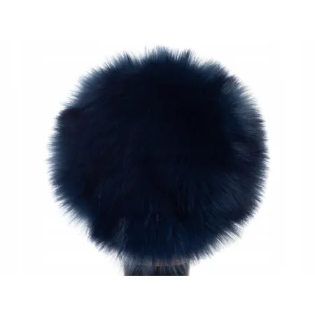 Czapka futrzana niebieska CZ-09