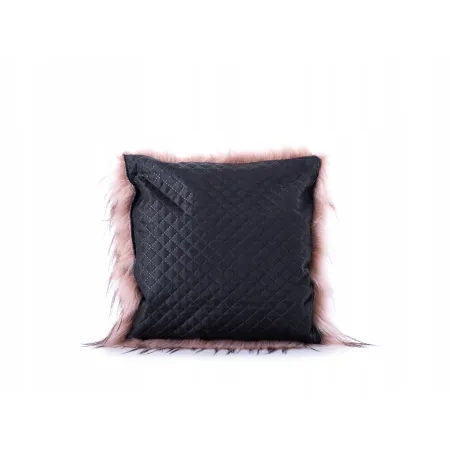 Poduszka Futrzana z eko futra jenot ozdobna futerkowa 35x35